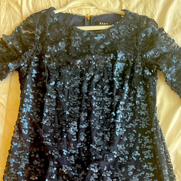 Almost fit night dress navy blue - Picture 1 of 6